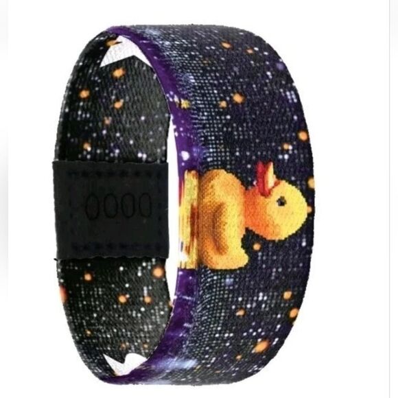 ZOX "STARDUCK" #825 RUBBER DUCKY GALAXY BDAY App Exclusiv COLLECTIBLE Wristband - Picture 9 of 11